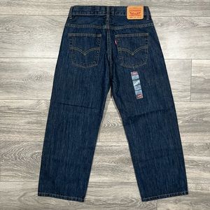Levi's 550 Relaxed Fit Blue Denim Jeans 100% Cotton